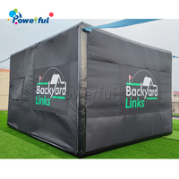 Vente chaude usine : Tente gonflable d'entraînement de golf à montage rapide, Cage de vitesse et Enceinte de simulateur de golf à swing complet
