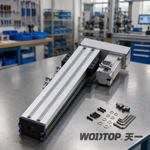 Módulo de etapa lineal con husillo de bolas WDKK60, adecuado para automatización 3C y más, en stock con recorrido personalizable. - Product Image 1