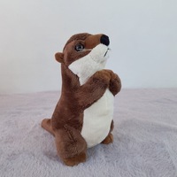 Jouet en peluche de loutre réaliste sur mesure, animaux sauvages, jouets en peluche, loutre doux réaliste