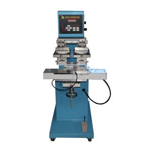 เครื่องพิมพ์แพดแบบกึ่งอัตโนมัติสองสี รุ่นใหม่ ขายดี พร้อมถาดหมึกกว้าง สำหรับพิมพ์ฉลาก หลอดพลาสติก และงานพิมพ์กราเวียร์ - Product Image 1