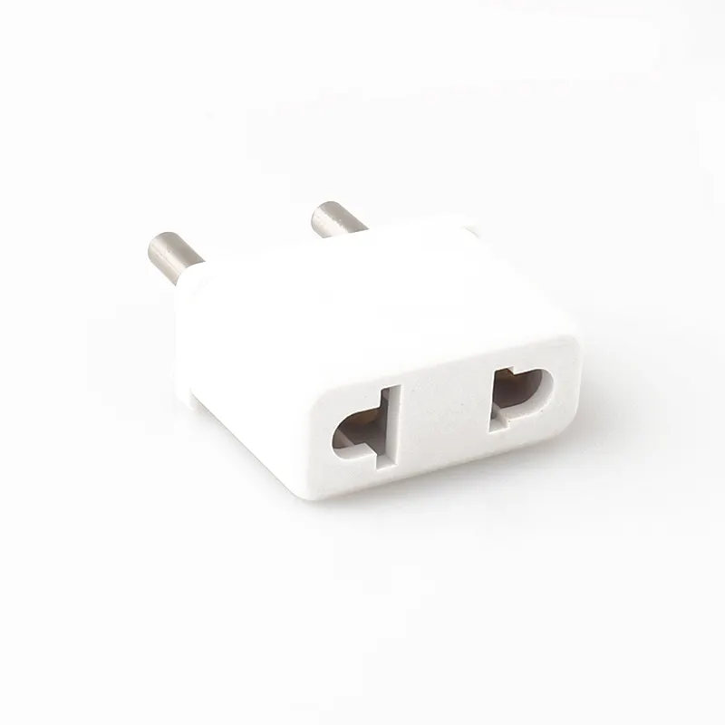 EU Plug to EU UK 2 Round Pin Socket Input AC 2.5V~250V 10A power plug electric ac plug adapter