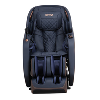 Fauteuil de massage ergonomique intelligent avec repose-pieds automatique et écran tactile pour une relaxation corporelle complète Pro