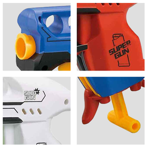 Pistolet à balles en mousse souple, tir à plusieurs cartouches avec 8 fléchettes de recharge, pistolet avec balles en mousse souple pour enfants, jouets de pistolet - Product Image 6