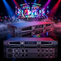 Amplificateur de puissance audio Lihui 500W*2 canaux, fourni par l'usine, professionnel pour la réception et l'amplification sonore portable