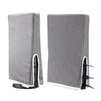 Housse anti-poussière pour / 5 manettes, étui de protection en nylon noir/gris