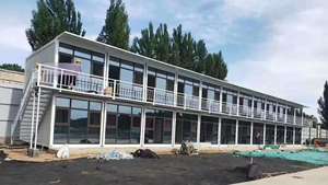 Casa Contenedor de Tres Pisos con Baño y Aseo para Dormitorio, Diseño de <span class=keywords><strong>Caracol</strong></span>, Fabricada con Panel Sándwich de Acero para Hoteles - Product Image 3