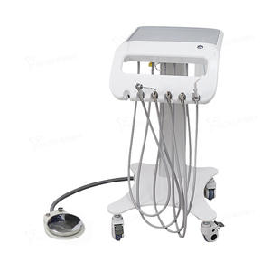 Carrito Dental Portátil OEM con Mesa de Trabajo, Bomba de Aire Eléctrica y Turbina, Certificado CE para Uso Comercial - Product Image 1