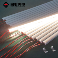 16*16mm sous les armoires de cuisine triangle V forme murale profilé en aluminium monté en coin led bande lumineuse rigide