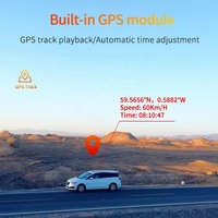 12 pouces 4K + 1080P voiture DVR Carplay Android Auto WIFI GPS double Dash Cam avant et arrière 4K pour voiture caméra arrière enregistreur automatique