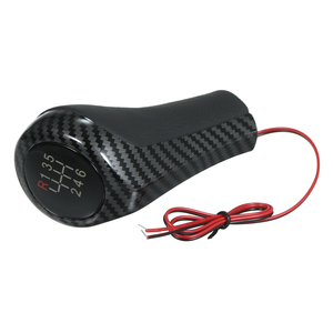 Palanca de Cambios LED de Fibra de Carbono, 6 Velocidades, Repuesto para BMW Serie 1, 3, 5, 6, <span class=keywords><strong>M</strong></span>, X1, X3, X5, E60, E61, E65 - Product Image 3