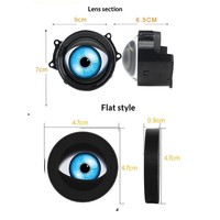Nouveau phare de voiture Maidsail Dynamic LED Eye Light 1.5W Demon multi-mode avec lentille modifiée pour décoration