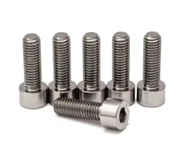 Baut Titanium bahu kotak Hex, sekrup Titanium kepala Hex standar kelas 10.9