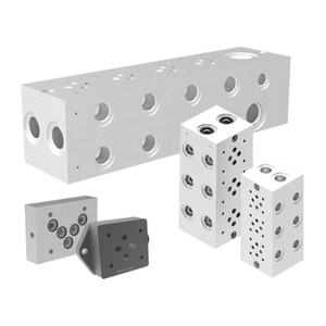 Çin Fabrikası Özel Yapım Hidrolik Kartuş Valf Manifold Blokları Yüksek Hassasiyetli CETOP 03 Paralel Devre Manifoldu ISO9001 - Product Image 1