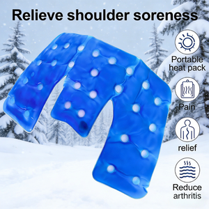 Reusable PVC Shoulder <b>Heat</b> <b>Pack</b> 43x29cm Warmth for Arthritis & Joint Pain Relief Portable Design Multiple Colors - Product Image 1