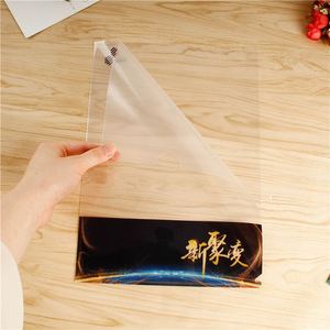 Carpeta de Archivo Transparente en Forma de L, Personalizada, de Plástico PP/PVC A4, para Suministros de Oficina, con Bolsillo Frontal - Product Image 5