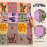 Tissu Minky Imprimé Personnalisé en Polyester Spandex, Tissu Peluche Minky Extensible Lourd pour Couvertures de Filles et Utilisation Automobile – Vente Directe Usine