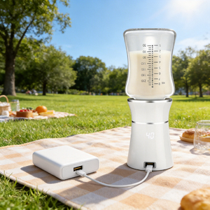 YOOHAN Robot culinaire portable pour bébé en PVC, chauffage rapide à température constante, 100-110V 200W, pour lait maternel - Product Image 6