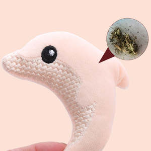 Yüksek kaliteli interaktif simüle yunus şekli çiğnemek oyuncak köpekler ve kediler için yumuşak peluş malzeme toptan <span class=keywords><strong>Pet</strong></span> oyuncak - Product Image 5