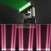 Barra de Luces LED Móvil de Alta Potencia 6x20W RGBW, Luz RGBWAUV con Rotación Infinita para DJ, Discoteca, Fiesta, Club de Baile