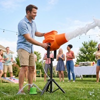 Topflashstar Nouveau Design Canon à Mousse, Souffleur de Mousse pour Fêtes, Pulvérisateur à Jet, Équipement d'Effets Scéniques pour la Location et les Événements en Parcs Aquatiques