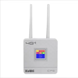 Free Sample KuWFi Router Wifi Lte Modem Wireless Wifi 4g 150mbps Unlocked Long Range Wifi Router with Sim Card Slot