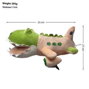 跨境新品 Tung Tung Tung Sahur Shark 超软毛绒玩具 美国山海经典被子 PP棉网布 - Product Image 3