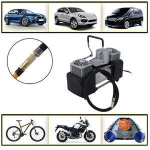 Heavy Duty 12V <strong>Car</strong> Tyre Portable Air Pump Double Cylinder Tyre Inflator Air <strong>Blower</strong> for <strong>Car</strong> Tire Pump Auto Air Inflator - Product Image 6