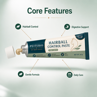 Pâte de contrôle des boules de poils pour chats, gel nutritif au malt, soulagement des boules de poils, soutien à la santé digestive pour chats à poils longs, marque privée OEM
