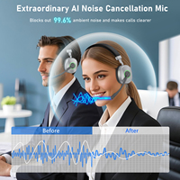 Nuevo Producto: Auriculares Inalámbricos con Micrófono ENC, Dongle BT5.3, Luz de Silencio y 34 Horas de Tiempo de Conversación