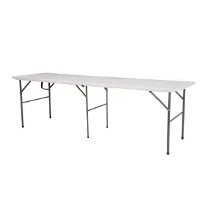 야외 다기능 6ft 5ft 8ft 야외 캠프 주방 카페 의자 접이식 연회 테이블
