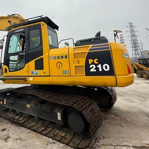 Excavadora Komatsu PC210 usada a precio económico, excavadora de cadenas de 20 toneladas, excavadora de segunda mano para exportación, maquinaria para movimiento de tierras. - Product Image 5