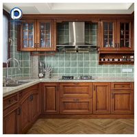 Meuble de cuisine Prima Italian Alpi en placage, charpente en contreplaqué de bouleau marin BWP 18 mm pour cuisine résidentielle européenne