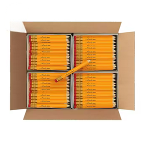 <span class=keywords><strong>Mini</strong></span> crayon hexagonal n ° 2 de 4 pouces, non toxique, Lapiz avec gomme Tops, crayons standard de poche de <span class=keywords><strong>golf</strong></span> pour toutes les occasions. - Product Image 1