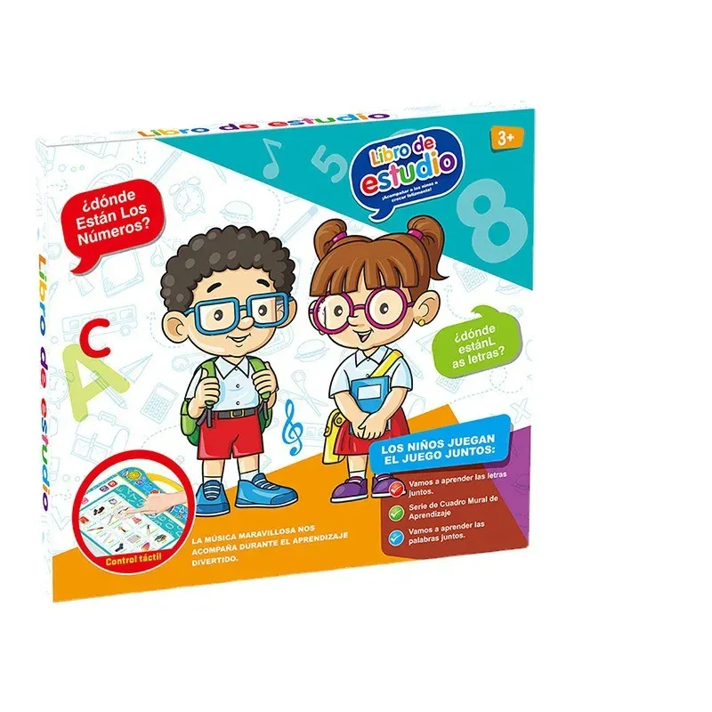 Kids Reading Toy Electronic Spanish and English Reading Book Learning for Kid Early Education E-book Teaching