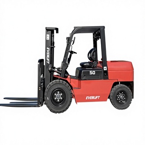 Minicargadora diésel China HELI de 3 y 5 toneladas, altura de elevación de 3m, montacargas 4x4, equipo de almacén, carretilla elevadora todoterreno - Product Image 2