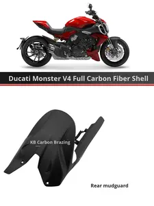 <span class=keywords><strong>Ducati</strong></span> <span class=keywords><strong>Diavel</strong></span> V4 Fibra de carbono Acabado brillante Negro Accesorios completos para vehículos Modificación Shell Carenado - Product Image 5