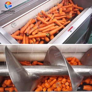 สายการผลิตแครอทและหัวไชเท้าเชิงพาณิชย์ เครื่องล้างปอกเปลือกหั่นหัวไชเท้า - Product Image 4