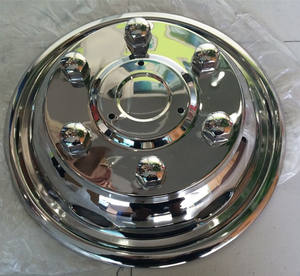 Copri ruota 304 in acciaio inossidabile <span class=keywords><strong>da</strong></span> <span class=keywords><strong>16</strong></span> pollici per Isuzu NPR KINGLONG per TOYOTA COASTER HY-016-010 - Product Image 3