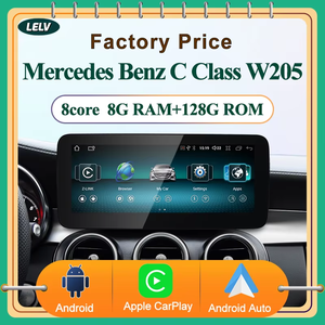 ราคาโรงงาน STWEI จอ 10.25 นิ้ว DSP Carplay 4G Android14 เครื่องเสียงติดรถยนต์ GPS มัลติมีเดีย สำหรับ Mercedes Benz C Class W205 NTG5.0 - Product Image 4