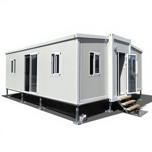 Maison modulaire préfabriquée contemporaine en structure acier personnalisable de 20 pieds ou 40 pieds avec salle de bain intégrée - Product Image 3