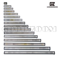GOODZOOM Barre lumineuse LED 12V 24V, projecteurs de travail LED tout-terrain, barre LED spot pour tracteurs, camions et poids lourds