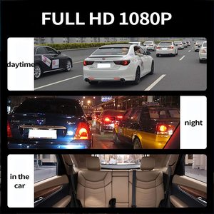 Videocamera con obiettivo girevole di 270 gradi Video in tempo reale sull'app per telefono Mini videoregistratore per auto 1080P Dash <span class=keywords><strong>Cam</strong></span> WIFI a doppia lente - Product Image 4