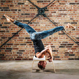 Banc d'inversion <span class=keywords><strong>de</strong></span> yoga en bois <span class=keywords><strong>de</strong></span> qualité supérieure avec coussins-Équipement <span class=keywords><strong>de</strong></span> fitness à domicile robuste pour étirer et soulager les douleurs dorsales - Product Image 3