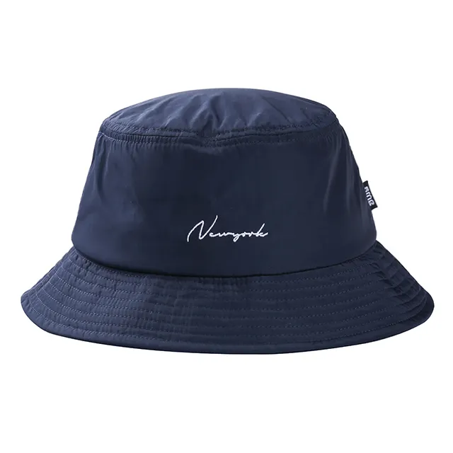summer outdoor hat Breathable fabric blue Bucket Hat
