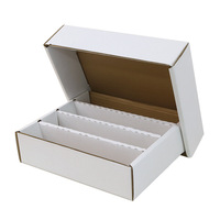 Scatola di carta all'ingrosso scatola di cartone rigido di lusso scatola regalo scatola di imballaggio con coperchio e inserti separati per carta da collezione