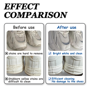 OEM 100MLFoam Cleaner Set Calzado deportivo, zapatos de cuero Quitamanchas, toallas, cepillos para zapatos Solución limpiadora fácil de usar - Product Image 5