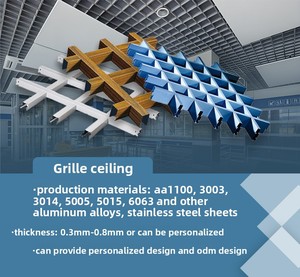 Techos Metálicos de Aluminio para Ingeniería, Placas de Techo Metálicas con Diseño de Tubo Cuadrado, Materiales Decorativos Personalizados para Laboratorios y Metro - Product Image 6