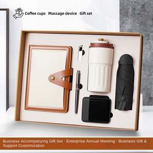 Set de Regalo Empresarial Estilo Chino, Cuaderno Práctico Personalizado de Metal, Set de Regalo con Logotipo Corporativo - Product Image 4