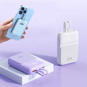 10000mAh <span class=keywords><strong>Cargador</strong></span> inalámbrico Tipo-c Carga rápida <span class=keywords><strong>Mac</strong></span> 4 en 1 Banco de energía magnético Seguro - Product Image 1