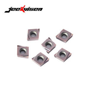 Jeekvisen High <b>Precision</b> CNC PCD Diamond Cemented Carbide Cutting Inserts CCGT060202/CCGT060204 CCGT060204R-U - Product Image 2